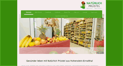 Desktop Screenshot of natuerlich-pruestel.de